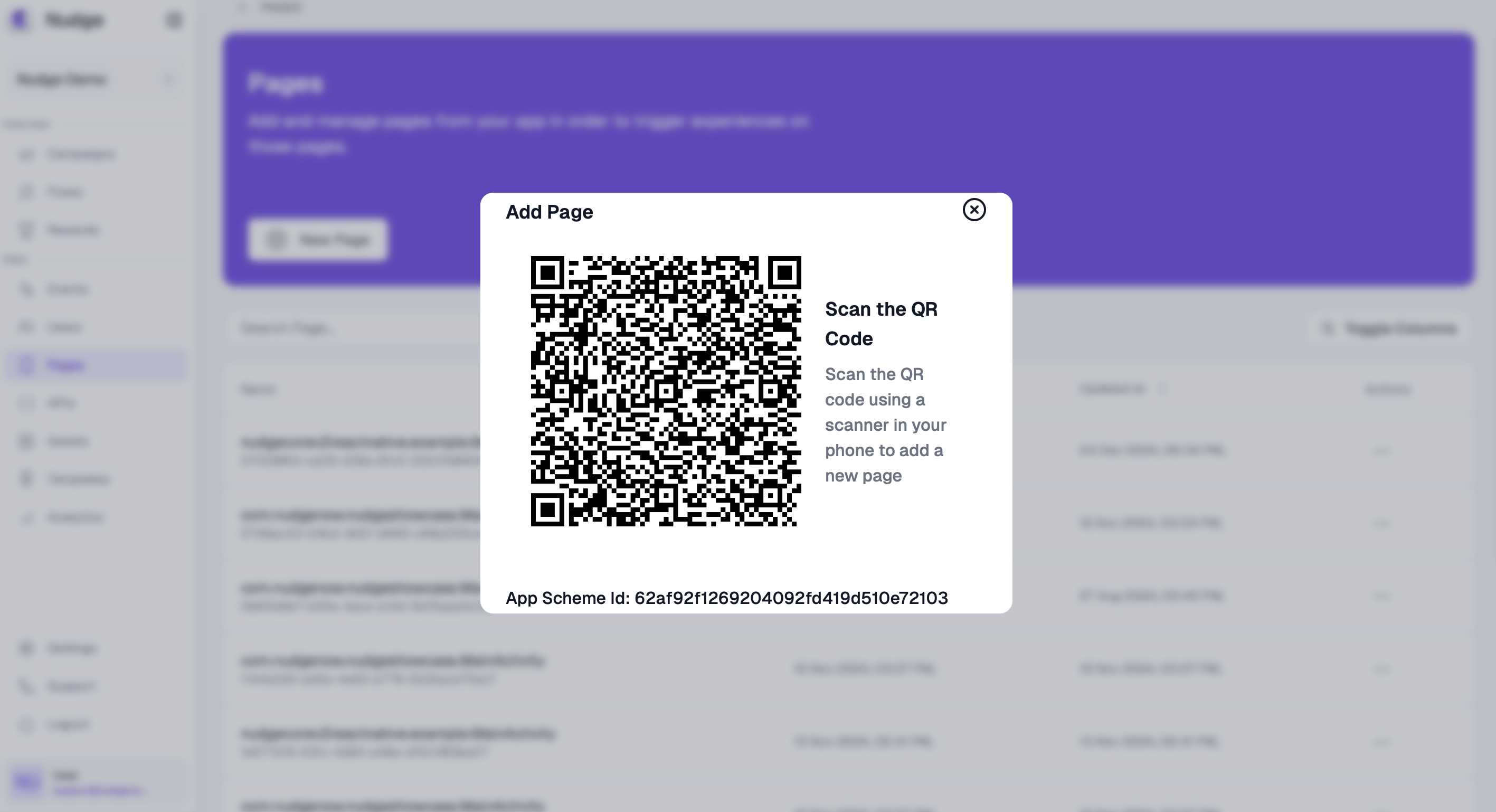 Nudge Add Pages