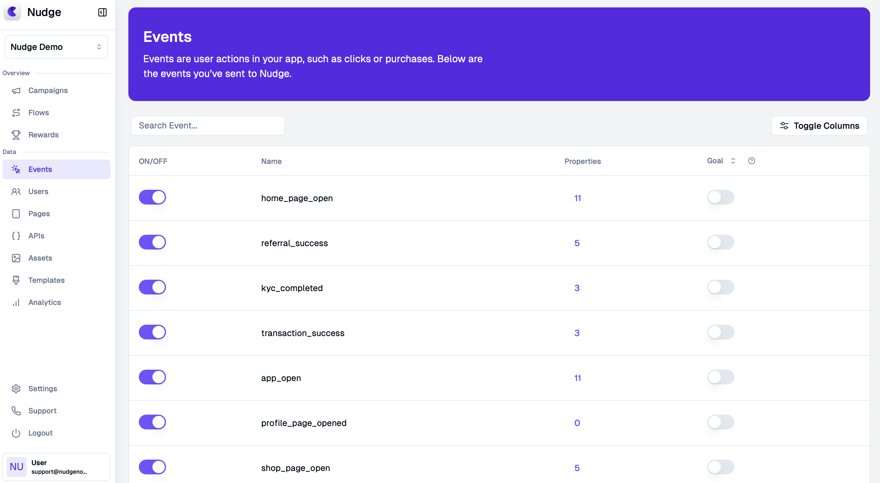 Nudge Add Pages