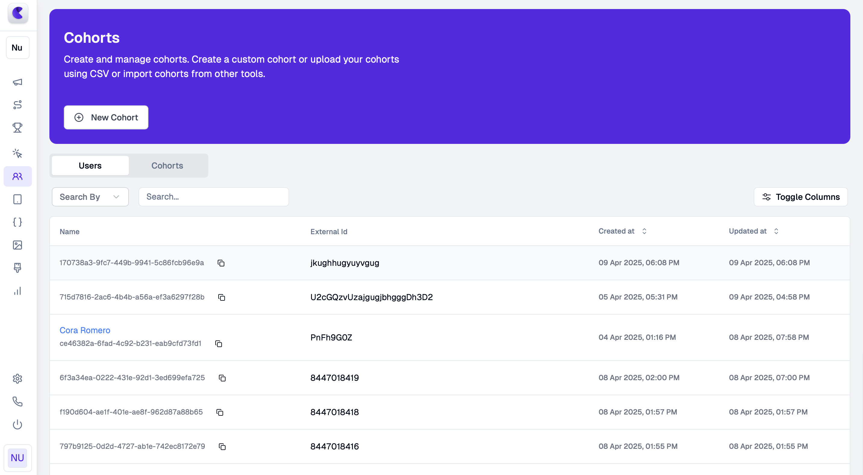 Nudge Add Pages